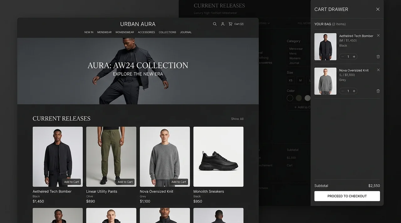 E-Commerce Platform - Urban Aura Apparel